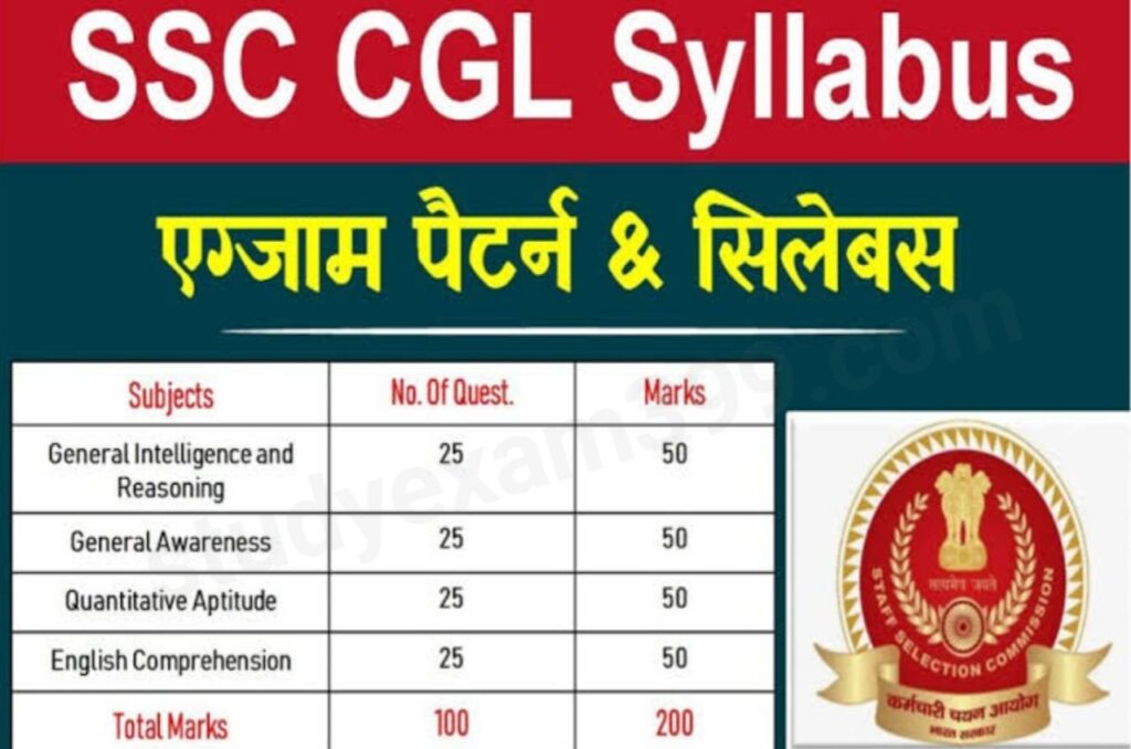 SSC CGL Syllabus PDF Download New Best Link Here - SSC CGL 2022 PDF Download & Exam Pattern