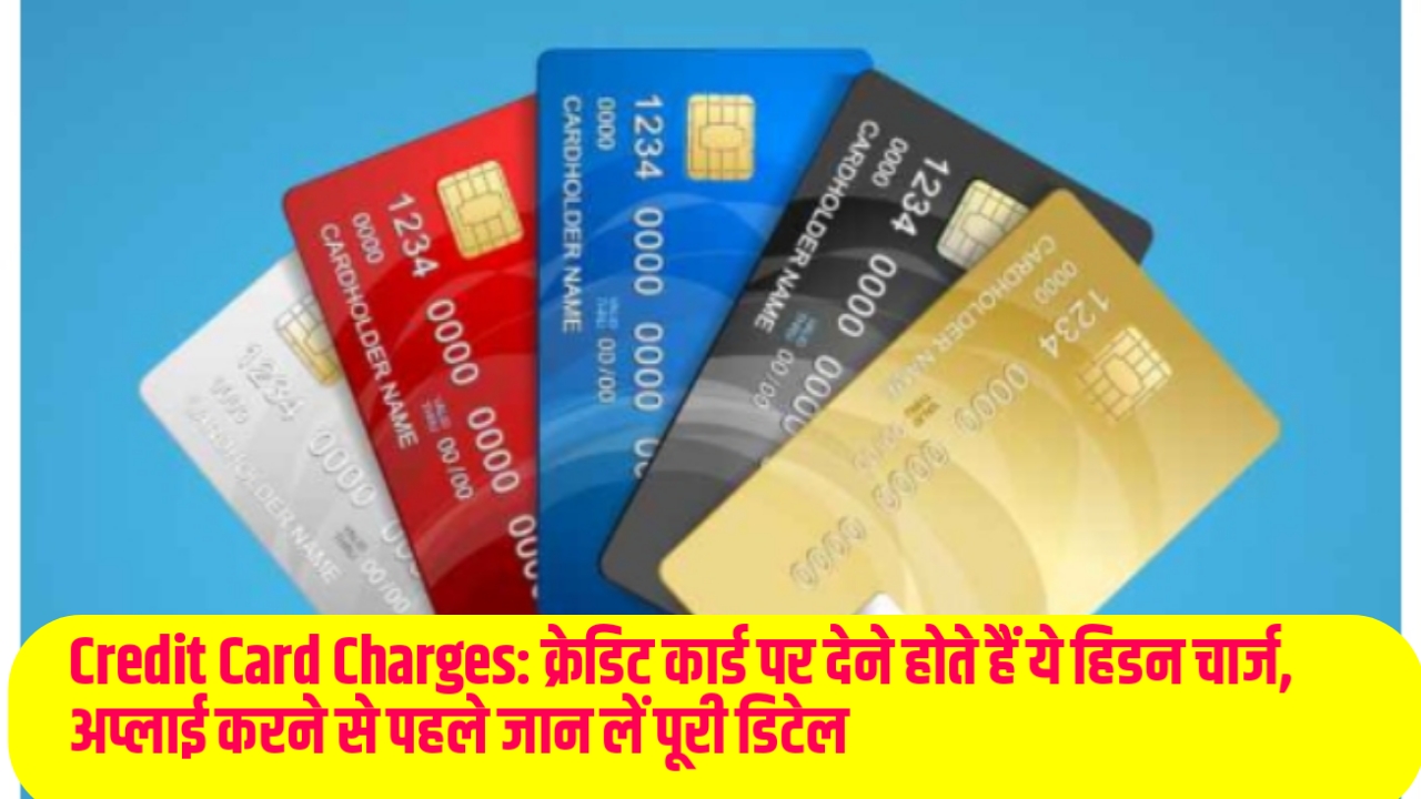 Credit Card Charges: क्रेडिट कार्ड पर देने होते हैं ये हिडन चार्ज, अप्लाई करने से पहले जान लें पूरी डिटेल